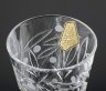 Купить Комплект из 2-х бокалов для шампанского, декорированных шарообразными элементами в основании, хрусталь, алмазная грань, СССР, 1970-1980 гг.