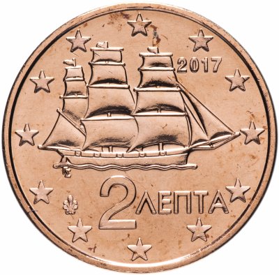 купить Греция 2 цента (cents) 2017
