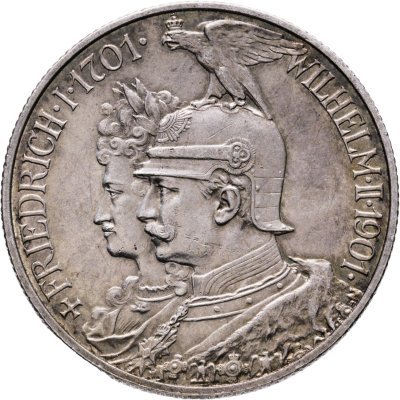 купить Германия (Империя) 2 марки (mark) 1901 "200 лет Пруссии"