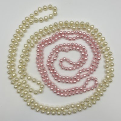 купить Набор из 2-х винтажных бус (в подборе), пластик, СССР, 1970-1990 гг.