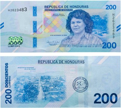 купить Гондурас 200 лемпира 2023 (в обращении с 2026) "Ла-Эсперанса" Pick 114