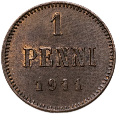 купить 1 пенни (penni) 1911 Российская Финляндия