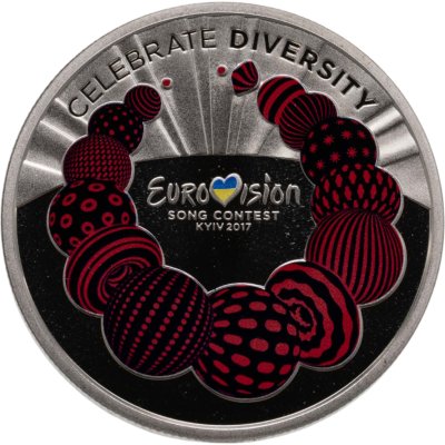 купить Украина 5 гривен 2017 песенный конкурс "Евровидение-2017"
