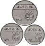 Купить Аруба набор монет 1992-1993 (3 штуки)