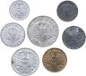 Купить Австрия набор монет от 2 грошей до 2 шиллингов 1946-1957 (7 шт)
