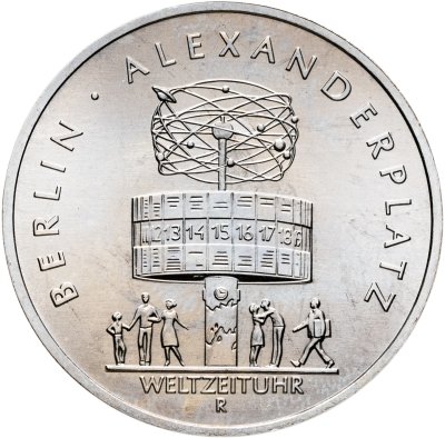 купить Германия (ГДР) 5 марок 1987 "750 лет Берлину – Александрплац"