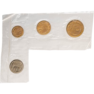 купить СССР набор из 4 монет 1, 2, 3, 10 копеек 1970 в запайке