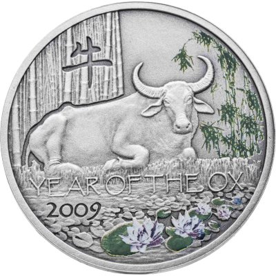 купить Ниуэ 1 доллар (dollar) 2008 "Китайский гороскоп - год быка 2009"