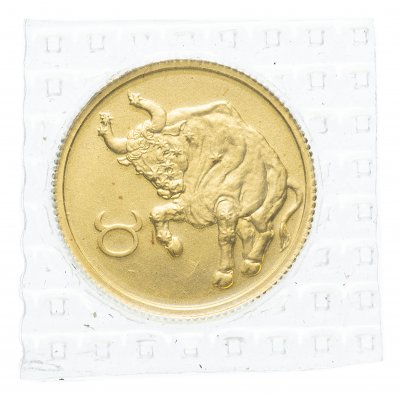 Купить 25 рублей 2003 СПМД "Знаки зодиака - Телец" в запайке