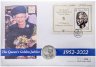 Купить Гибралтар 1 крона 2002 "Золотой юбилей королевы Елизаветы II" в большом конверте с маркой