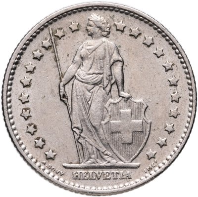 купить Швейцария 1 франк (franc) 1981