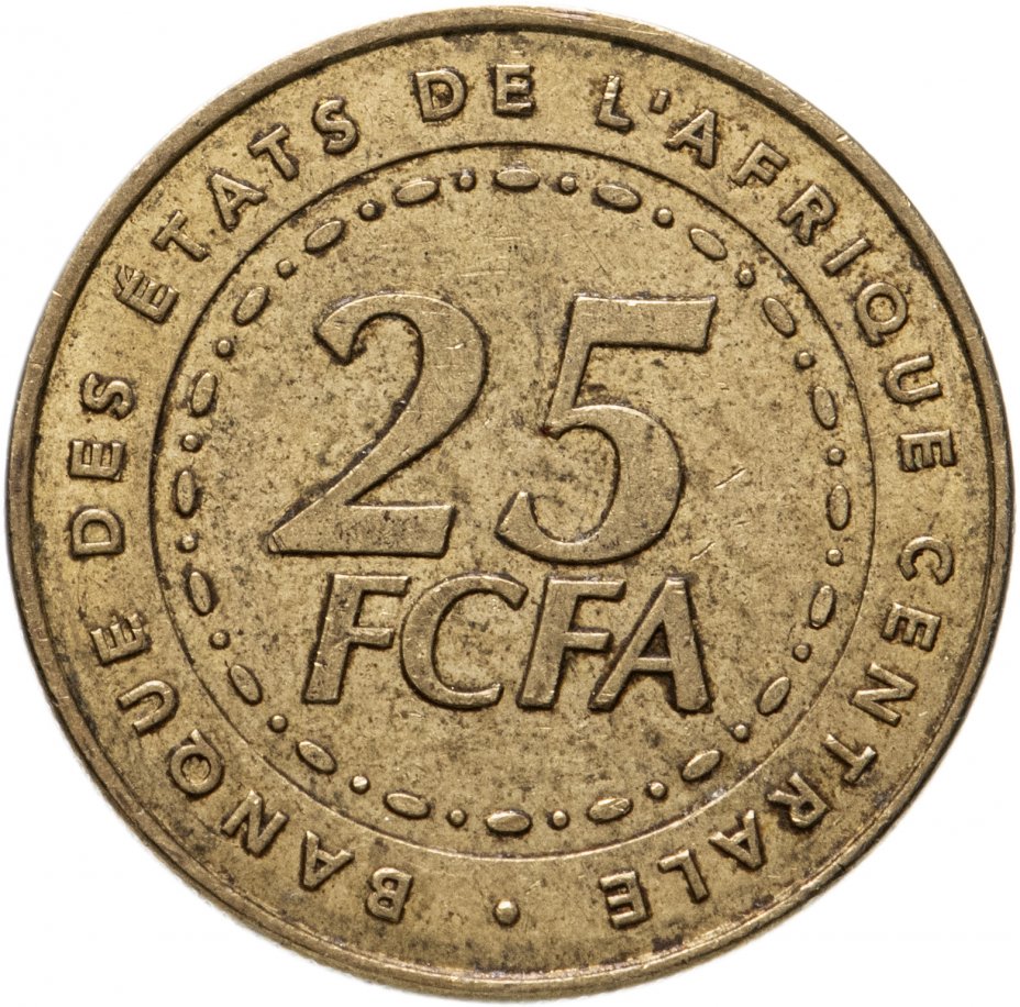 купить Центральная Африка (BEAC) 25 франков (francs) 2006