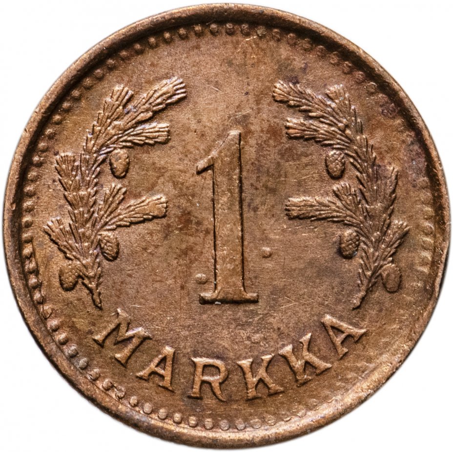купить Финляндия 1 марка (markka) 1940-1951