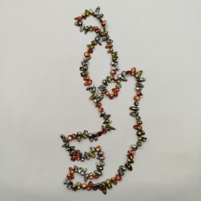 купить Бусы с бусинами разного размера, ткань, культивированный жемчуг, Азия, 1990-2010 гг.