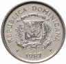 Купить Доминикана 10 сентаво (centavos) 1987
