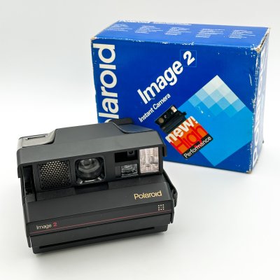 Купить Фотоаппарат "Polaroid Image 2", пластик, картон, печать, Polaroid, Великобритания, 1980-1990 гг.