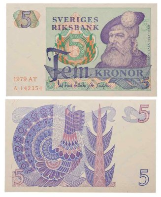 купить Швеция 5 крон 1979 года (Pick 51d)
