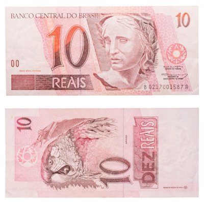 купить Бразилия 10 реалов 1994-1997 года (Pick-245h)