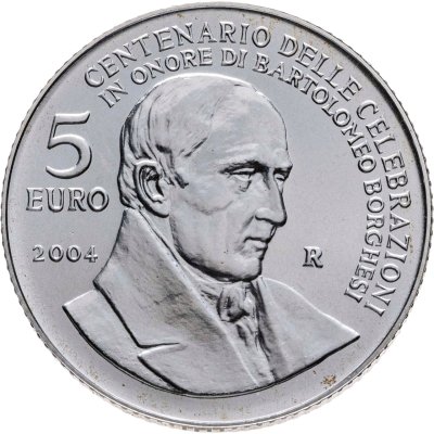 купить Сан-Марино 5 евро (euro) 2004 "Бартоломео Боргези"