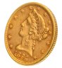 Купить США 5 долларов (dollars) 1894 Половина орла, без отметки монетного двора