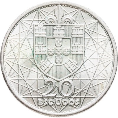 купить Португалия 20 эскудо (escudos) 1966 Открытие моста Антониу Салазара