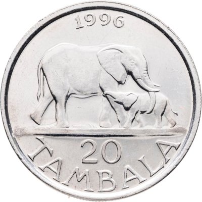 купить Малави 20 тамбал (tambala) 1996