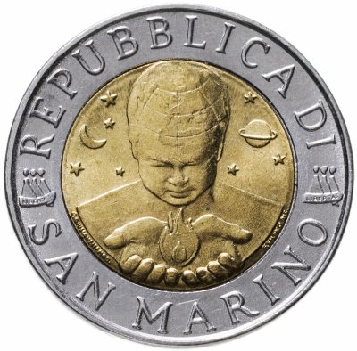 купить Сан-Марино 500 лир (lire) 1998