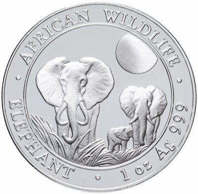 купить Сомали 100 шиллингов 2014 "Африканская фауна: слон"