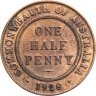 Купить Австралия 1/2 пенни (penny) 1928