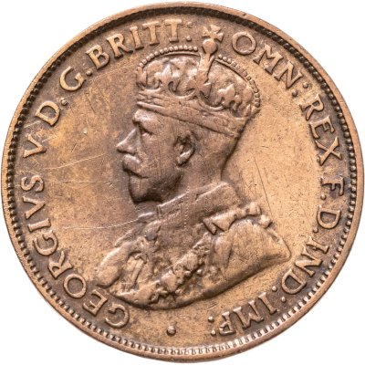 купить Австралия 1/2 пенни (penny) 1928