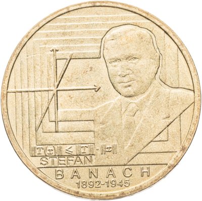 купить Польша 2 злотых (zlote) 2012 120 лет со дня рождения Стефана Банаха