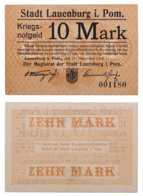 купить Германия 10 марок 1918