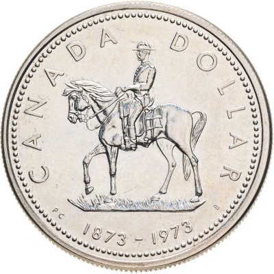 купить Канада 1 доллар (dollar) 1973 "100 лет конной полиции Канады"