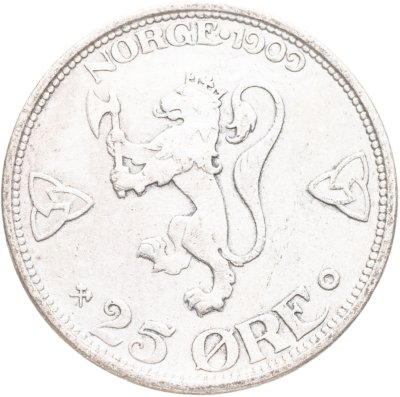 купить Норвегия 25 эре (ore) 1909