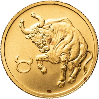 купить 25 рублей 2003 СПМД "Знаки Зодиака - Телец"