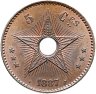 Купить Конго 5 сантимов (centimes) 1887