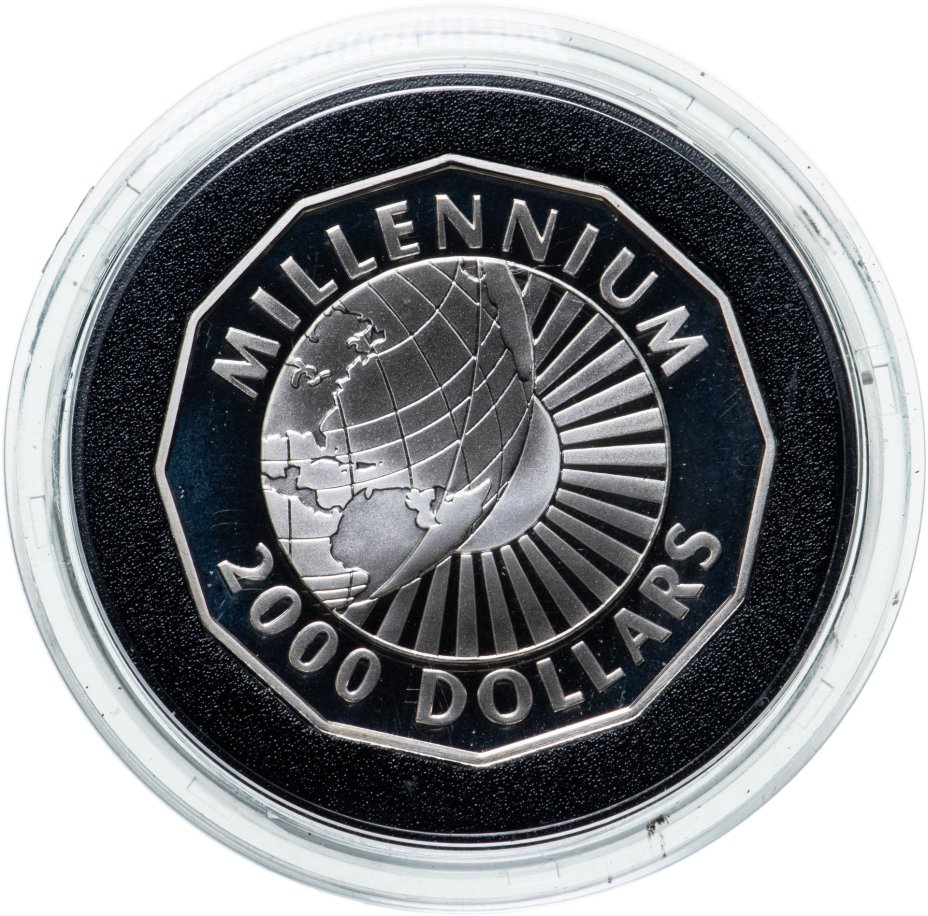 Купить Гайана 2000 долларов (dollars) 1999 "Миллениум"