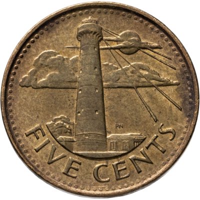 купить Барбадос 5 центов (cents) 2010
