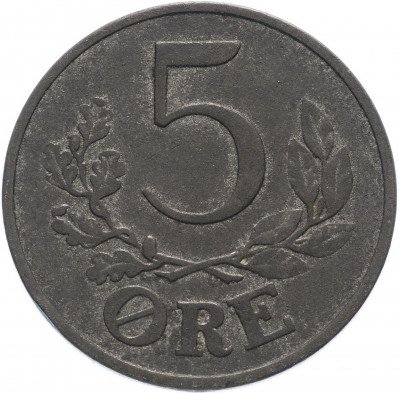 Купить Дания 5 эре 1942