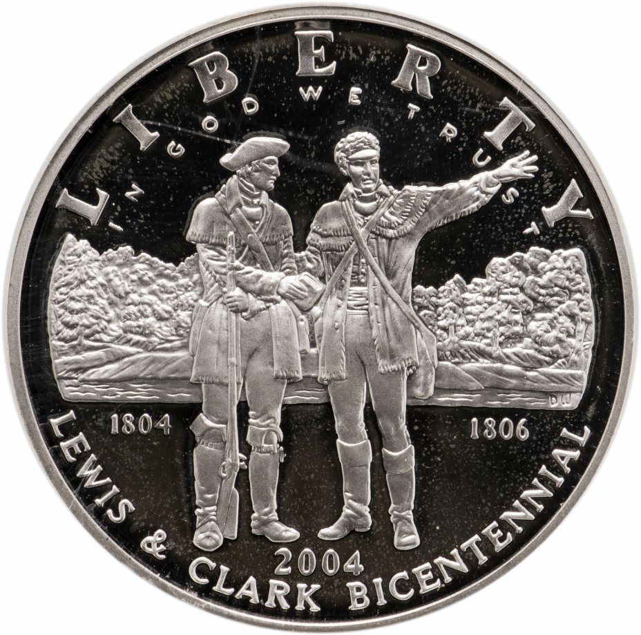 купить США 1 доллар (dollar) 2004   "200 лет экспедиции Льюиса и Кларка" (в слабе)