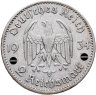 Купить Германия (Третий рейх) 2 рейхсмарки (reichsmark) 1934 "1 год нацистскому режиму" Гарнизонная церковь в Потсдаме