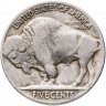 Купить 5 центов (cents) 1919  Buffalo Nickel (буффало) без обозначения монетного двора