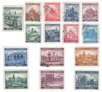 купить Богемия и Моравия набор из 15 марок