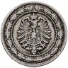 Купить Германия 20 пфеннигов (pfennig) 1887 Знак монетного двора: "A" - Берлин
