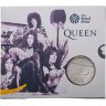 Купить Великобритания 5 фунтов 2020 "Группа Queen" в буклете