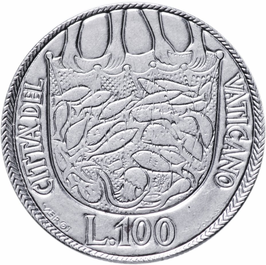 купить Ватикан 100 лир (lire) 1975   Лето Господне