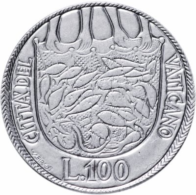 купить Ватикан 100 лир (lire) 1975 Лето Господне