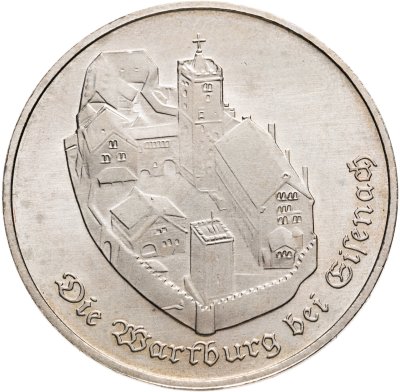 купить Германия (ГДР) 5 марок 1982 "Замок Вартбург"