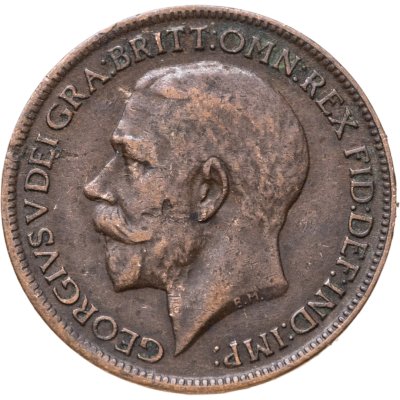 купить Великобритания 1 фартинг (farthing) 1918