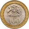 Купить Чили 100 песо (pesos) 2010